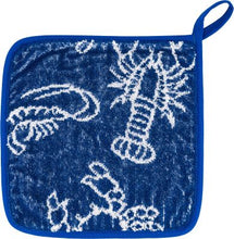 Laden Sie das Bild in den Galerie-Viewer, Frottier Topflappen "SEAFOOD" von Kracht