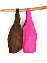 Laden Sie das Bild in den Galerie-Viewer, Beuteltasche Wildleder