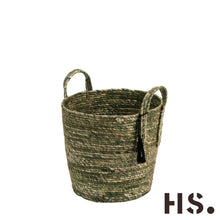Laden Sie das Bild in den Galerie-Viewer, Korb TREVISIO zur Aufbewahrung Grün / Khaki