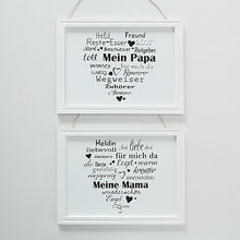 Laden Sie das Bild in den Galerie-Viewer, Deko Schild FAMILIE