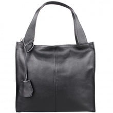 Laden Sie das Bild in den Galerie-Viewer, Shopper MARTA 100% Leder | Farbe Schwarz