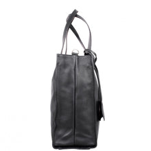 Laden Sie das Bild in den Galerie-Viewer, Shopper MARTA 100% Leder | Farbe Schwarz