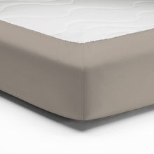 Laden Sie das Bild in den Galerie-Viewer, Spannbettlaken PERKAL Farbe 498 Taupe