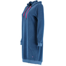 Laden Sie das Bild in den Galerie-Viewer, Cawö Home Hoodies Damen blau melange/beere