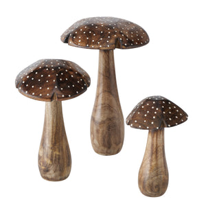 Deko-Pilz aus Holz von BOLTZE