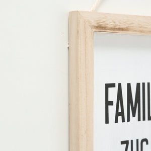 Schild FAMILIE