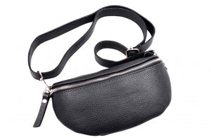 Hipbag STINA 100% Echtleder | Farbe Schwarz