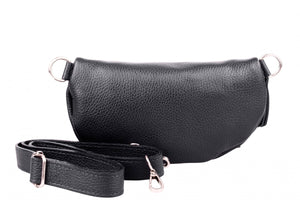 Hipbag STINA 100% Echtleder | Farbe Schwarz