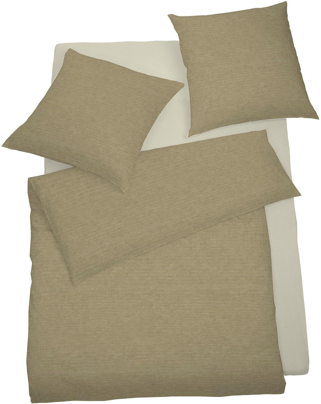 Bettwäsche Schlafgut Mako Satin Select Farbe Khaki