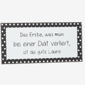 Schild DIÄT