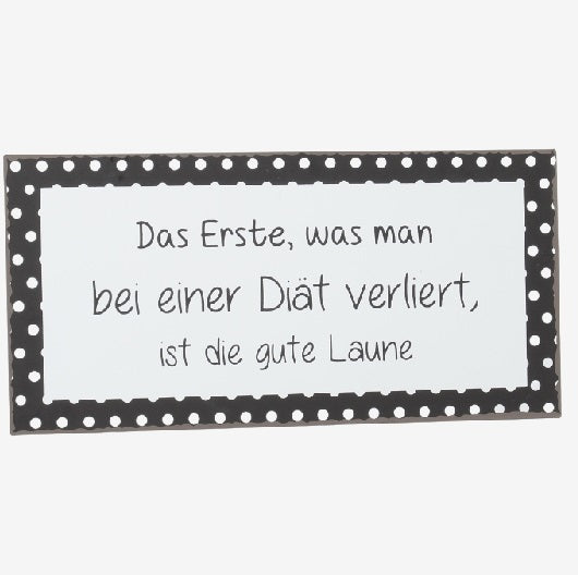 Schild DIÄT