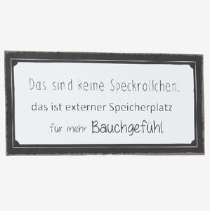 Schild BAUCHGEFÜHL
