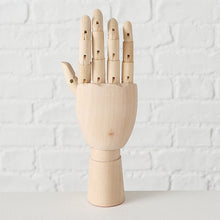 Laden Sie das Bild in den Galerie-Viewer, Dekoaufsteller HAND aus Holz
