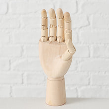 Laden Sie das Bild in den Galerie-Viewer, Dekoaufsteller HAND aus Holz
