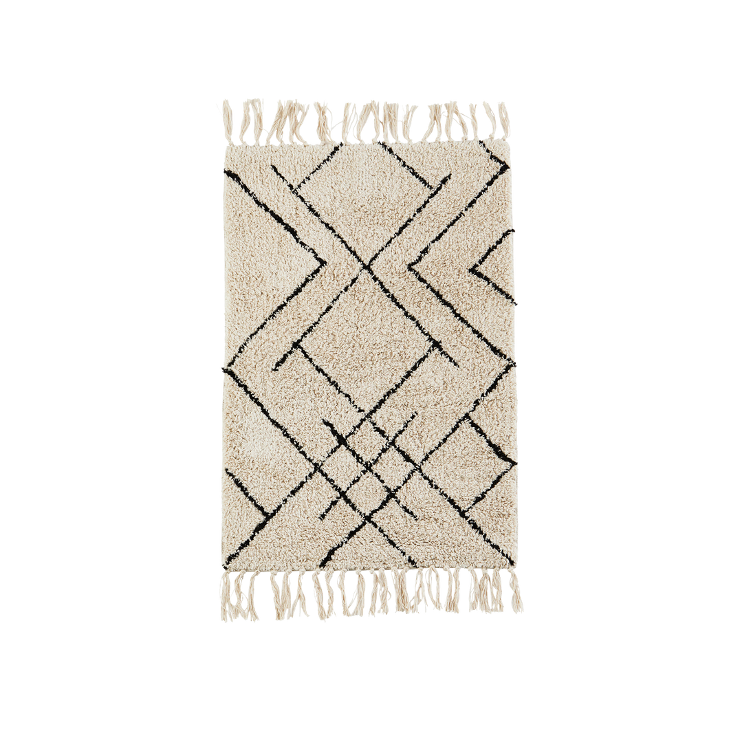 Badteppich von MADAM STOLTZ mit grafischem Muster