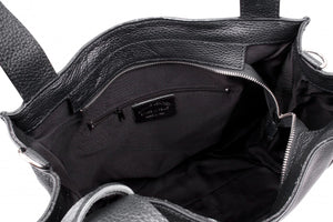 Shopper MARTA 100% Leder | Farbe Schwarz