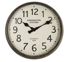 Laden Sie das Bild in den Galerie-Viewer, Uhr KENSINGTON STATION - 56 cm
